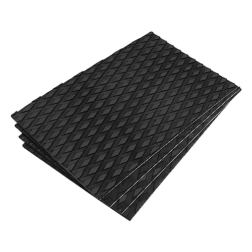 QUARKZMAN 4Stk. 14,96 'x9,84 Eva Decksbelag Blatt Matte für Boot Auto Decke Pad Schwarz