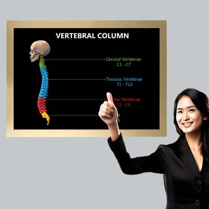 Image of Taanfu Body Educational Learning Anatomy Posters ，Vertebrae Column Art Vertebrae Column Villi Anatomy Art Poster Digestive System Organs Illustration Small Intestine Physiology Anatomy Wall Art Villi