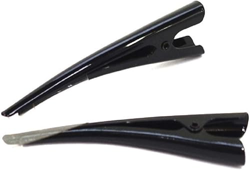 Amazon 7 メタル コンコルド クリップ くちばし ワニクリップ ミニサイズ まとめ髪 ヘアアクセサリー ポイント消化 ユニセックス ハンドメイド No ブラック 2本セット バレッタ クリップ 通販