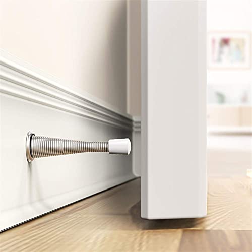Tope de puerta autoadhesivo de resorte para parachoques protector de pared 3