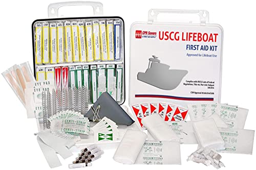CPR Savers USCG - 24 Unit Poly White Lifeboat Kit