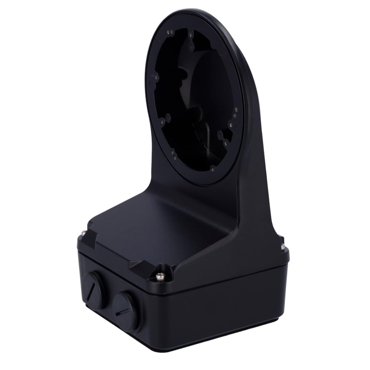 UNV Soporte de pared con caja de conexiones Uniview para cámaras domo motorizadas negro - UV-TR-JB07/WM03-F-IN-V2-BLACK