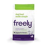 Freely Limited Ingredient Diet, Natural Dog Food, Whole Grain Adult Dry Dog Food, Vegetarian Kibble, 4lb bag