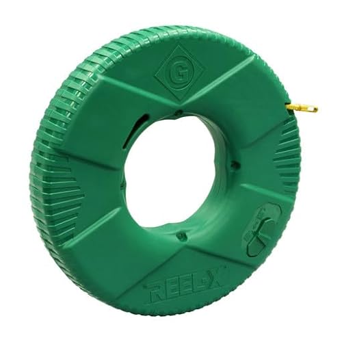 Greenlee/Emerson - Ftxf-100-100 Ft Fiberglass Fishtape 100Ft, Fiberglass, 11/64 In Tape Size #TOP2