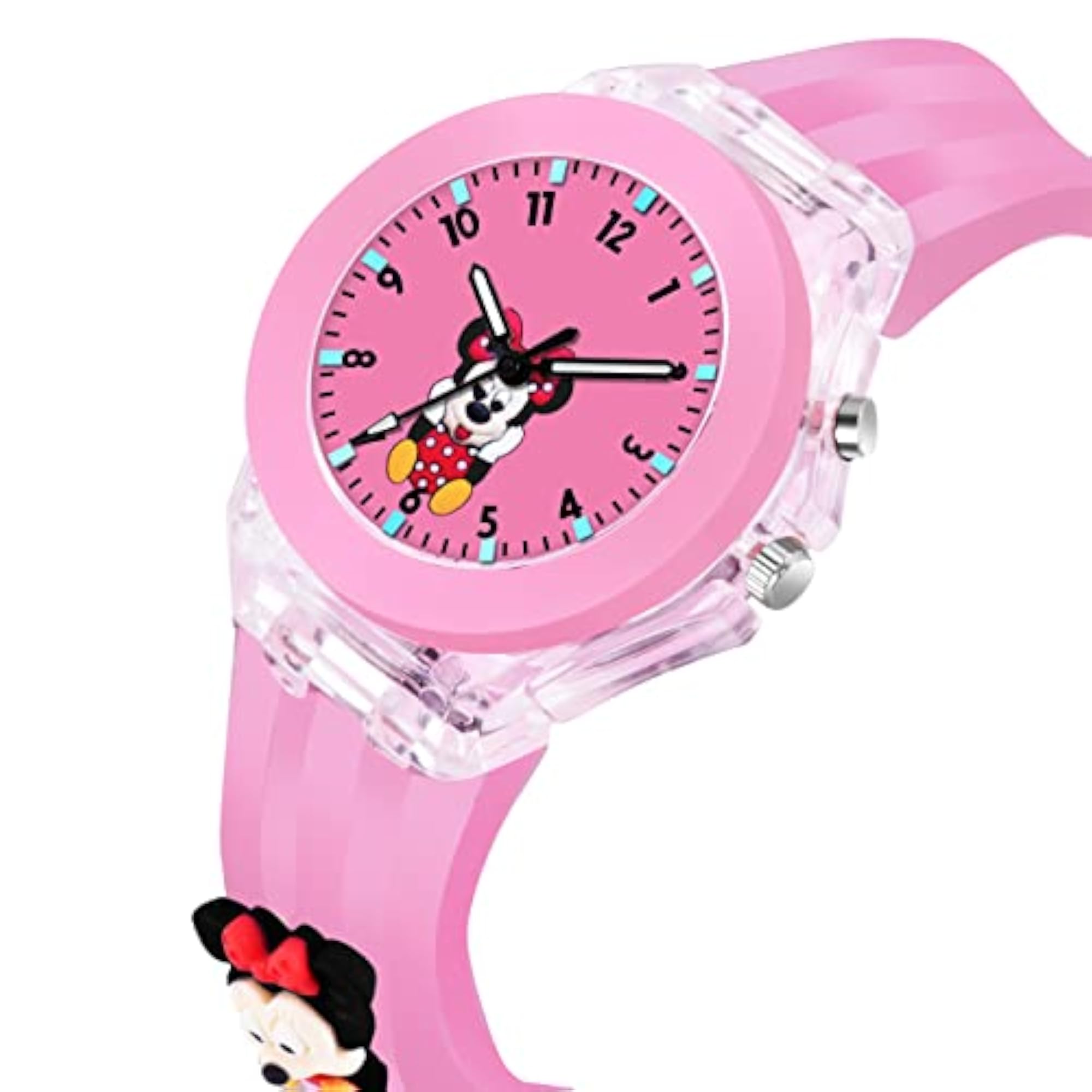 Kids 3D Cartoon Analog Watch Combo, Multicolor LED