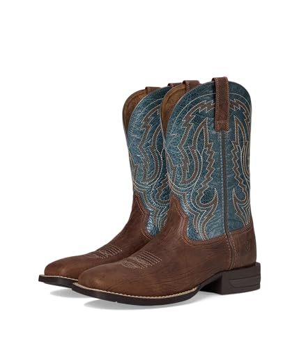 Botte de Western ARIAT Homme en cuir premium, modèle Steadfast Cowboy