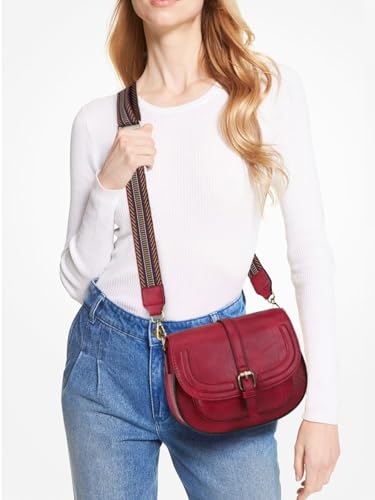 Image of AFKOMST Crossbody Bags for Women,Small Saddle Purse and Boho Cross Body Handbags,Vegan Leather