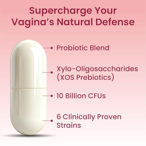 Image of Vlado's Himalayan Organics Vaginal Probiotics for Women pH Balance with Prebiotics & Lactobacillus Probiotic Blend - Vaginal Health Supplement - I Clinically Proven Strains & 10 billion CFU I PromoteVaginal Odor & Vaginal Flora - 60 Veg Capsules