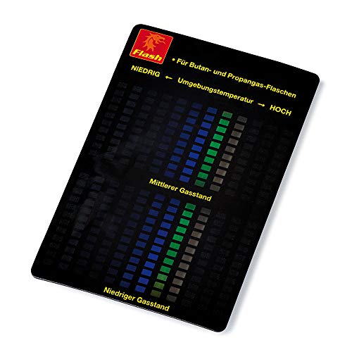Boomex Gasstand-Anzeiger Gas Propan Butan Anzeiger Füllstanzeiger Gasflasche Gas Füllstandsmesser Magnetisch 10 cm