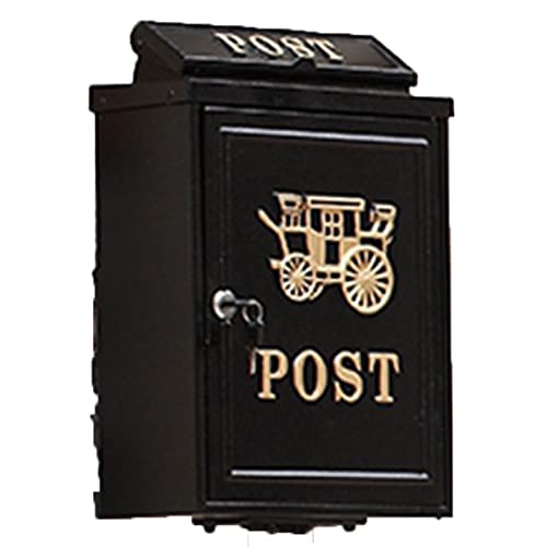 HJJEFRNO Buzón Buzón Decorativo Independiente buzón al Aire Libre para decoración del hogar