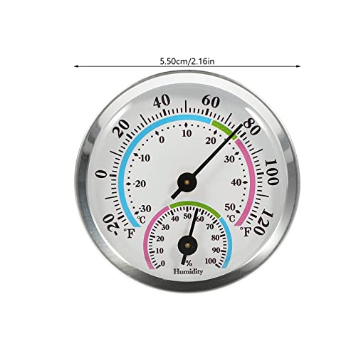 Wall Round Indoor Outdoor Dial Hygrometer Wireless Number No Battery Weather Hygrometer For Home Garden Outside Patio #TOP5