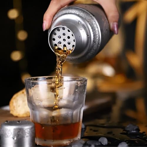 Coctelera de acero inoxidable estilo japonés para bar y preparación de martini 4