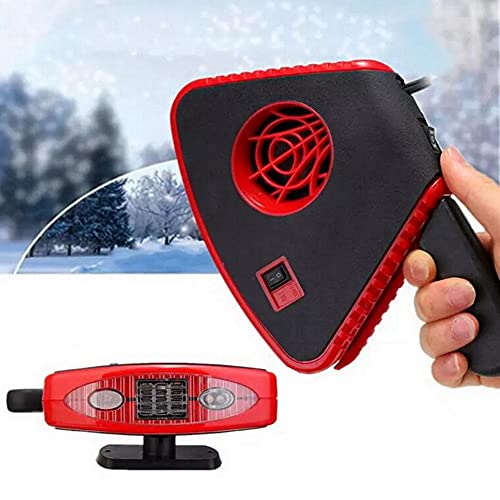 Totmox NPDB01567_01 Windshield Car Heater - Portable Car Defroster Defogger 12V Truck Car Heat Cooling Fan 150W 3-Outlet Plug In Cigarette Lighter cover