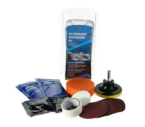 Kit restaura fanali, ti consetirà di rigenera i fanali ingialliti e opacizzati della tua auto.