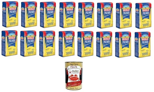 16x DIVELLA INSTANT POLENTA MEHL GR.500 + Italian Gourmet polpa 400g