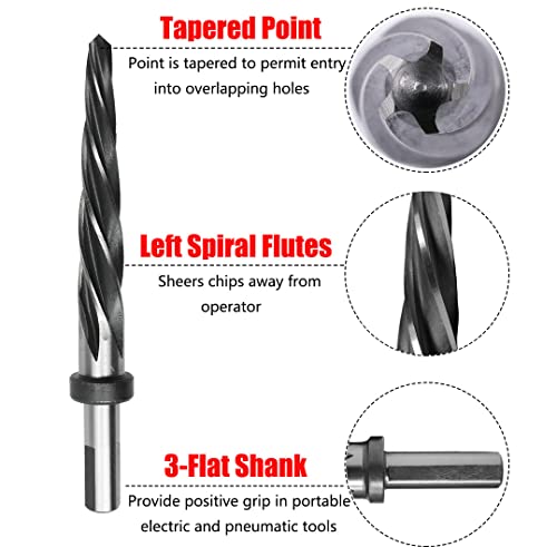 Saipor 5/8" Spiral Flute Reamer with 1/2 inch Shank - Image 2