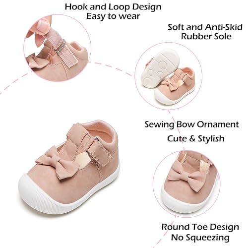 Image of PHIRAMIN Toddler Girl Mary Jane Dress Shoes-Little Girl School Uniform Shoes for Wedding Party