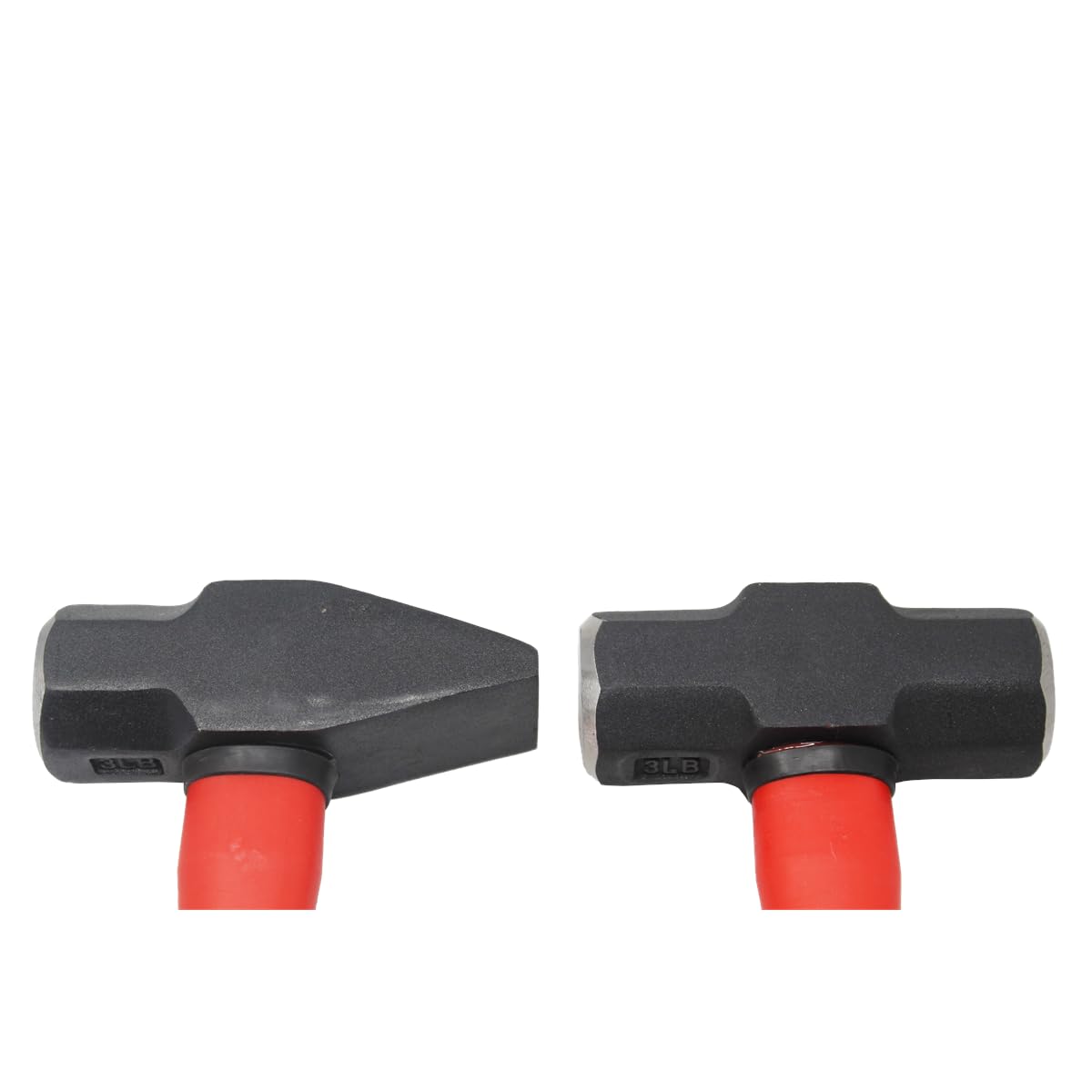 K Tool International 71770 - Juego de 6 martillos para garajes, talleres de reparación y bricolaje, acero al carbono forjado, tratado térmicamente, mango de fibra de vidrio, agarre TPR, trineo, pein