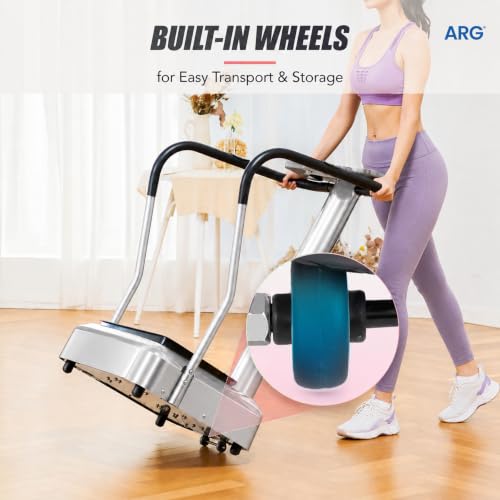 Image of ARG AROGYA Crazy fit Massager Vibration Platform Machine | Full Body Vibration Exercise & Massage Platform | Adjustable 1-99 Speed Levels for Home & Gym Workout Machine