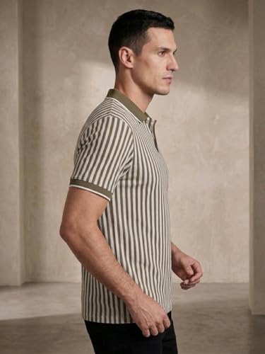 Image of Men Polo Cotton Rich Regular Fit Half Sleeves T-Shirt