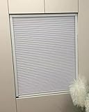 Porte Accordéon Porte Pliante pour Placard/Armoire Dans Les Petits Espaces, Porte Coulissante Rabattable Sans Perçage, Porte Coulissante Rétractable Armoire(60x125cm/23.6x49.2