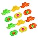 KALLORY 3 Sets of Unique Mustache And Lip Whistle Toys Parties Whistle Toys Noise Maker Plastic Fun Noise Maker For All Occasions