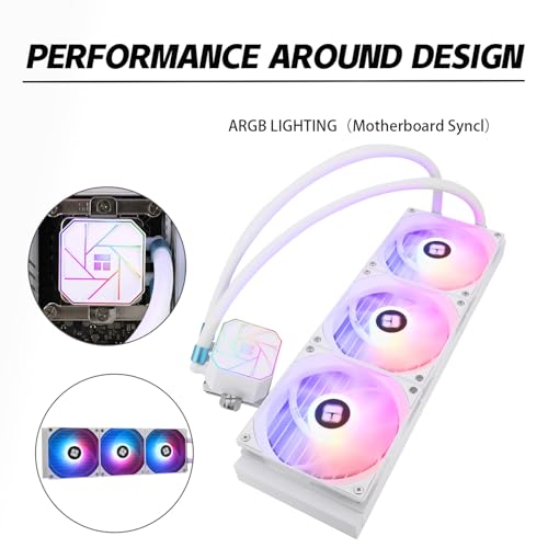Image of Thermalright Aqua Elite 360 White V3 AIO CPU Cooler, 360 Liquid Cooling, ARGB PWM Fans, Intel LGA1150-1200 /2011 /1700, AMD AM4 /AM5