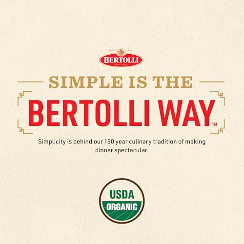 Image of Bertolli Organic marinara sauce, Organic pasta sauce, 24 oz (Pack of 6)