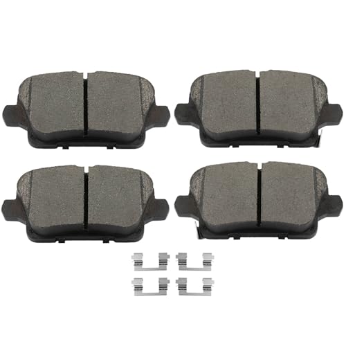 Image of SCITOO D2189 Rear Ceramic Brake Pads Sets w /Hardware Replacement For Buick For Envision 2021-2023,For Buick For Regal Sportback 2018-2020,For Cadillac For XT4 2019-2023