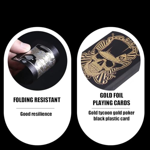 Coole Plastikspielkarten, Kartenspiel, wasserdichte Spielkarten, Pokerkarten, für das Geschenkpartyspiel – Bild 4