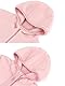 Kleinkind Kinder Fleecejacke Erwachsene Polar Fleece Jacke mit Kapuze Jungen Mädchen Reißverschluss Warm Jacken Solide Eltern-Kind Winter Kinderjacke Oberbekleidung Winteroberteile, Rosa 110