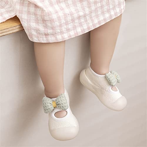 Meias para bebês meninas e meninos, sola de borracha, tênis sem cadarço, animais fofos, sola macia,