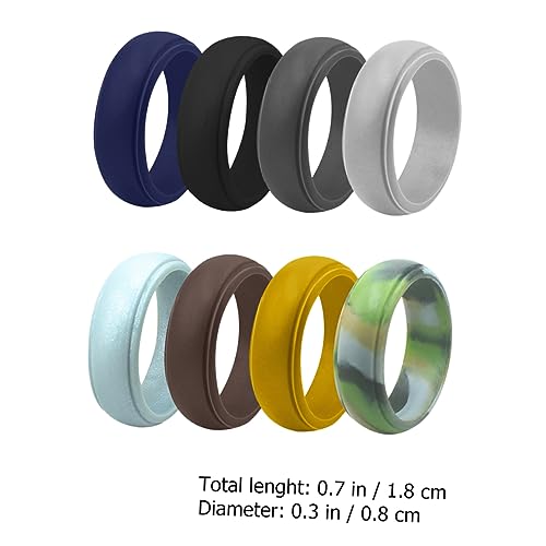 Anillos de silicona ajustables para hombre y mujer GALPADA miniatura 7