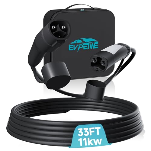 EVPEIWE 33ft Tesla Charger Extension Cord 48A 240V NACS Plug