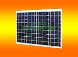 solarmodul 50 wp Abmasse (H x B x T) in mm: 670mm x 550mm x 35mm Gewicht in Kg: 6, Zellentyp: monokristallin Leistung max.: 50 Watt