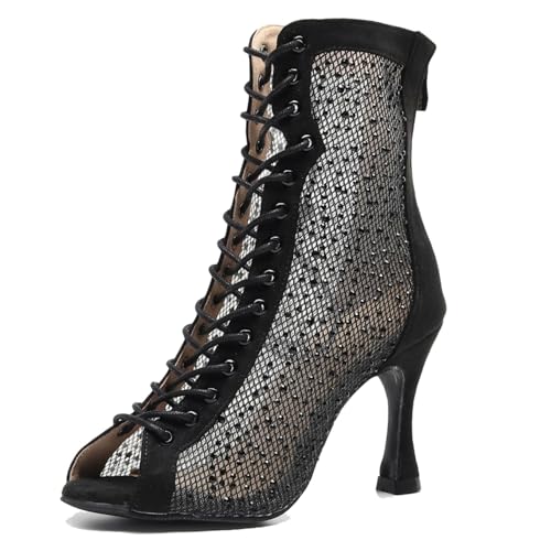 Chaussures à talons pour femme V960 bottines de spectacle en noir intense 37