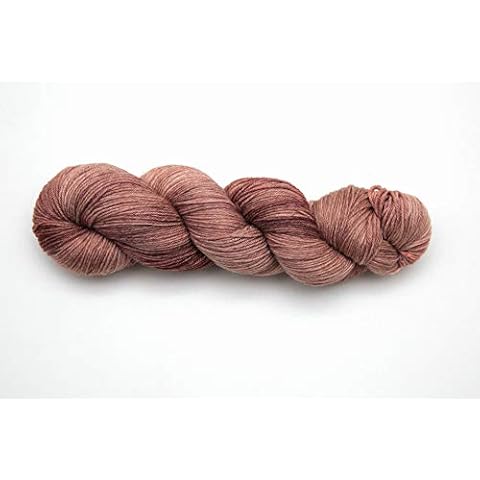Superfine Sock Wool Hand Dyed - Hazelnut - 75% Virgin Wool / 25% Polyamide - Australian Virgin Wool 22 Micron 100 g Approx. 400 m Cover