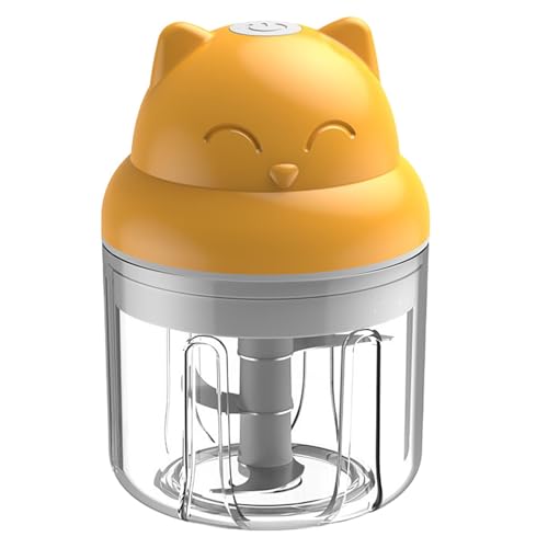 tritatutto aglio, tritatutto elettrico | tritatutto aglio e contenitore di immagazzinaggio | Taglierina in acciaio inox, ricaricabile, potente processore alimentare wireless, piccolo processore alim