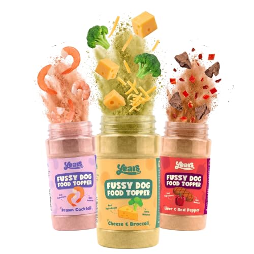 YEARS Dog Food Toppers for Fussy Eaters - Variety Flavour Pack Grain Free