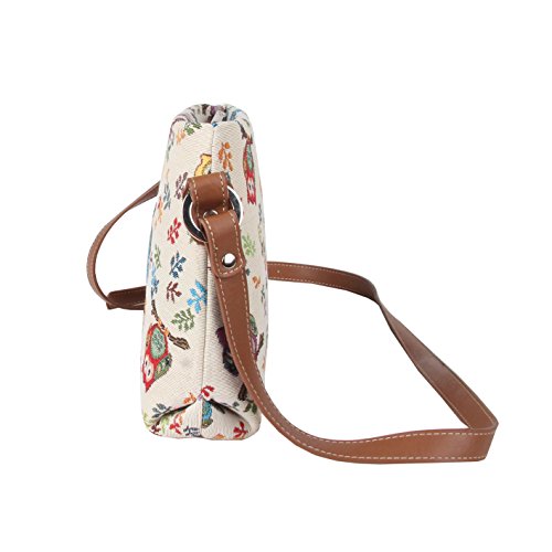 Image of Signare Tapestry Crossbody Bag Sling Shoulder Purse for Women