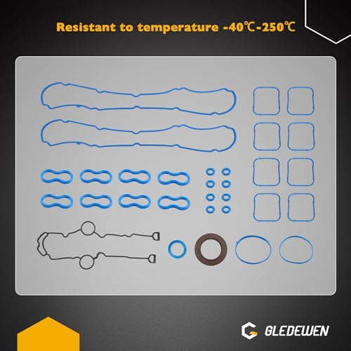 HS26423PT 5.7L Full Cylinder Gasket Set with Head Bolts, Compatible with 2009-2020 Dodge Ram 1500 2500 Challenger Charger Durango Chrysler 300 5.7 V8 Engine, Replace# ES72200 TCS46169 - Image 5