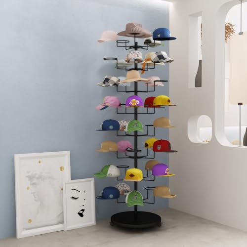 8 Tier Hat Rack with 40 Hooks