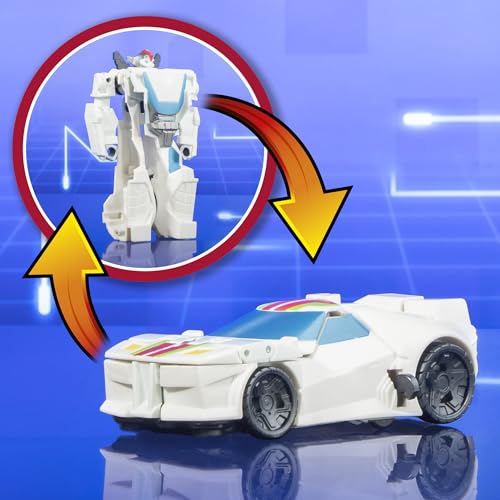 Transformers F6960 1-Step Flip Heroes 3-Pack, 4-Inch Wheeljack, Bumblebee, And Optimus Prime Action Figures thumb #5