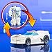Transformers 1-Step Flip Heroes 3-Pack, 4-Inch Wheeljack, Bumblebee, and Optimus Prime Action Figures, Kids Easter Toys or Basket Stuffers, Age 6+