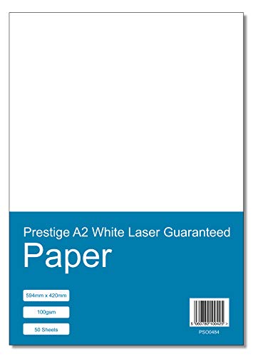 Prestige A2 White Laser Guaranteed Paper 100gsm - 50 Sheets