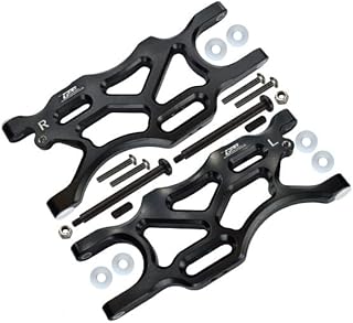 Arrma 1/7 Mojave 6S BLX Upgrade Parts Aluminum Rear Lower Arms - 2Pc Set Black