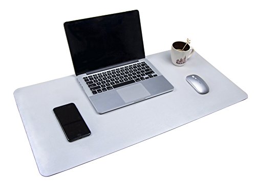Multifunctional Office Desk Pad, 31.5" x 15.7" YSAGi Ultra Thin Waterproof PU Leather