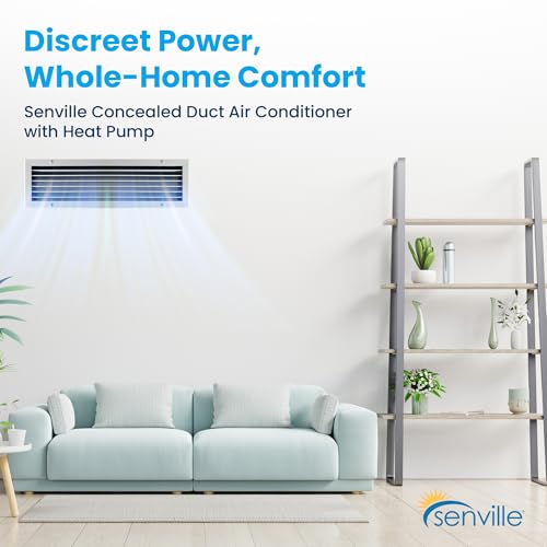 Senville Ducted Mini Split AC/Heating System, Concealed Duct, 24000 BTU