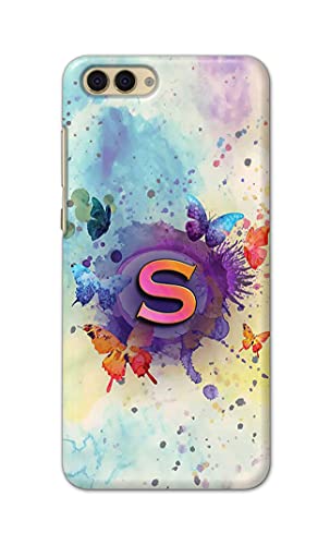 Image of Printed Hard Back Cover Case for Honor View 10 | Honor V10 Back Cover (Alphabet S) -203