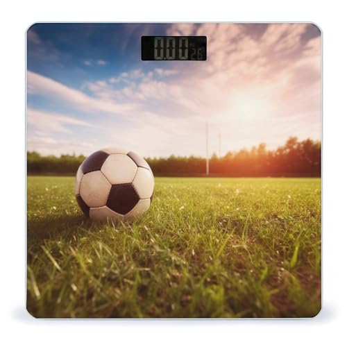 Báscula Digital de Baño con Diseño Balón de Fútbol